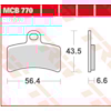 TRW Plaquettes de frein MCB770 Allround organique