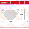 TRW Brake pads MCB97 Allround organic