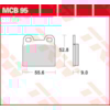 TRW Brake pads MCB95 Allround organic