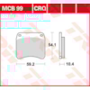 TRW Brake pads MCB99 Allround organic