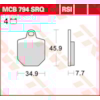 TRW Plaquettes de frein MCB794RSI Sinter compétition offroad