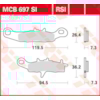 TRW Brake pads MCB697RSI Sinter competitive offroad