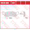TRW Brake pads MCB699SH Sinter street