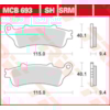 TRW Plaquettes de frein MCB693 Allround organique