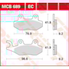 TRW Brake pads MCB689 Allround organic