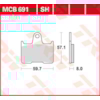 TRW Brake pads MCB691SH Sinter street