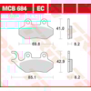 TRW Plaquettes de frein MCB684 Allround organique