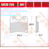 TRW Brake pads MCB725SH Sinter street