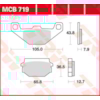 TRW Plaquettes de frein MCB719 Allround organique