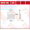 TRW Brake pads MCB708 Allround organic