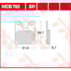 TRW Plaquettes de frein MCB702SH Sinter street