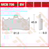 TRW Plaquettes de frein MCB736 Allround organique