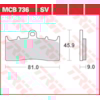 TRW Plaquettes de frein MCB736SV Sinter street