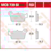 TRW Plaquettes de frein MCB739RSI Sinter compétition offroad