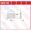 TRW Brake pads MCB732SI Sinter offroad