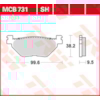 TRW Brake pads MCB731SH Sinter street