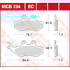 TRW Brake pads MCB734 Allround organic