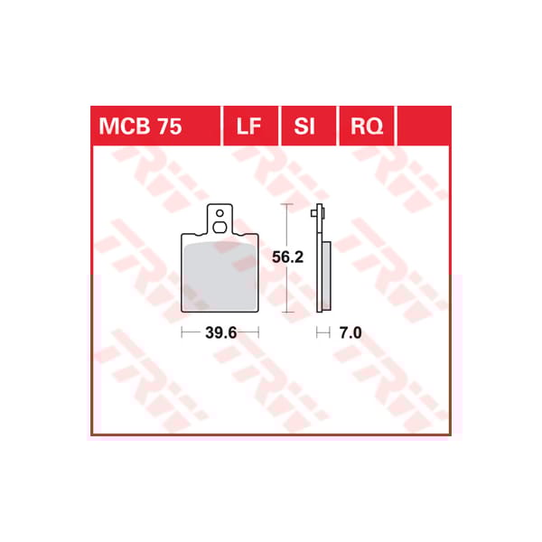 TRW Brake pads MCB75RQ Carbon