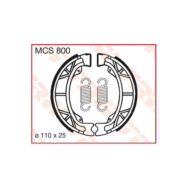 TRW Brake shoes MCS800
