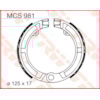 TRW Brake shoes MCS981
