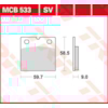 TRW Plaquettes de frein MCB533SV Sinter street