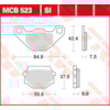 TRW Plaquettes de frein MCB523 Allround organique