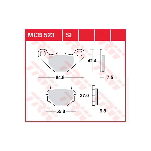 TRW Brake pads MCB523SI Sinter offroad