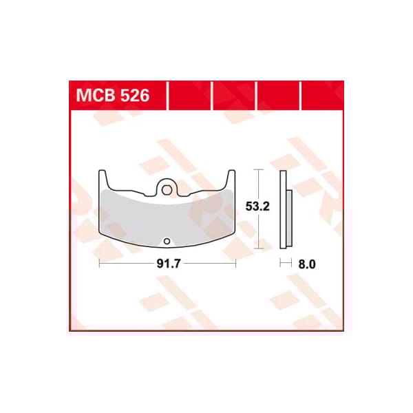 TRW Remblokken MCB526 Allround organisch