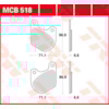 TRW Brake pads MCB518 Allround organic