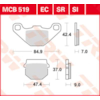 TRW Brake pads MCB519 Allround organic