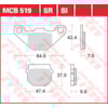 TRW Plaquettes de frein MCB519SI Sinter offroad