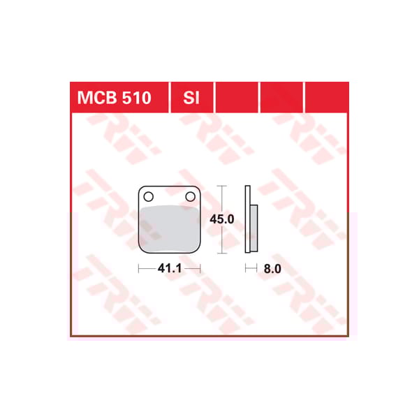 TRW Remblokken MCB510SI Sinter offroad