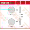 TRW Brake pads MCB513 Allround organic