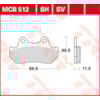 TRW Brake pads MCB512SV Sinter street