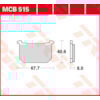 TRW Plaquettes de frein MCB515 Allround organique