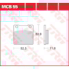 TRW Brake pads MCB55 Allround organic