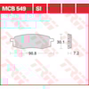 TRW Plaquettes de frein MCB549SI Sinter offroad