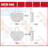 TRW Brake pads MCB548 Allround organic