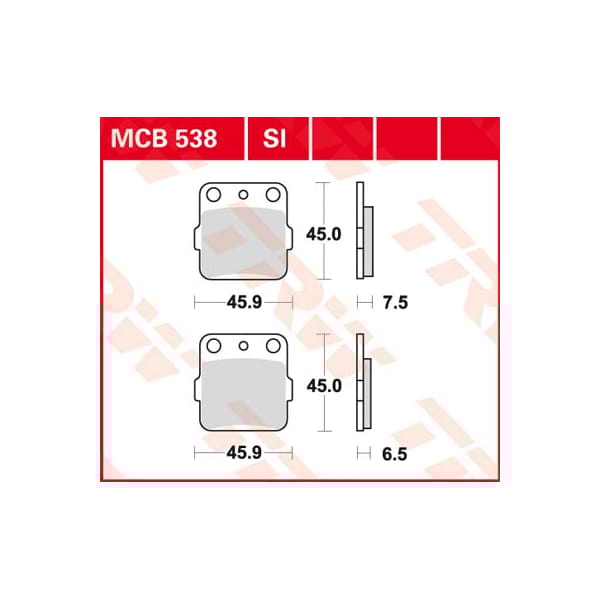 TRW Brake pads MCB538SI Sinter offroad