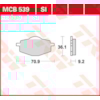 TRW Plaquettes de frein MCB539 Allround organique