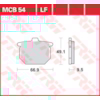 TRW Brake pads MCB54 Allround organic