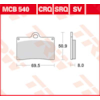 TRW Plaquettes de frein MCB540 Allround organique