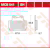 TRW Plaquettes de frein MCB541 Allround organique