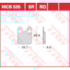 TRW Plaquettes de frein MCB535RQ Carbon