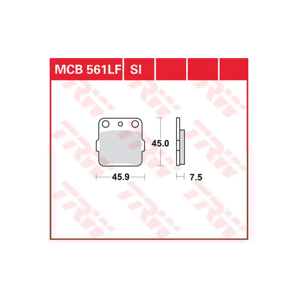 TRW Plaquettes de frein MCB561SI Sinter offroad
