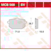 TRW Plaquettes de frein MCB568 Allround organique