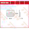 TRW Plaquettes de frein MCB556 Allround organique