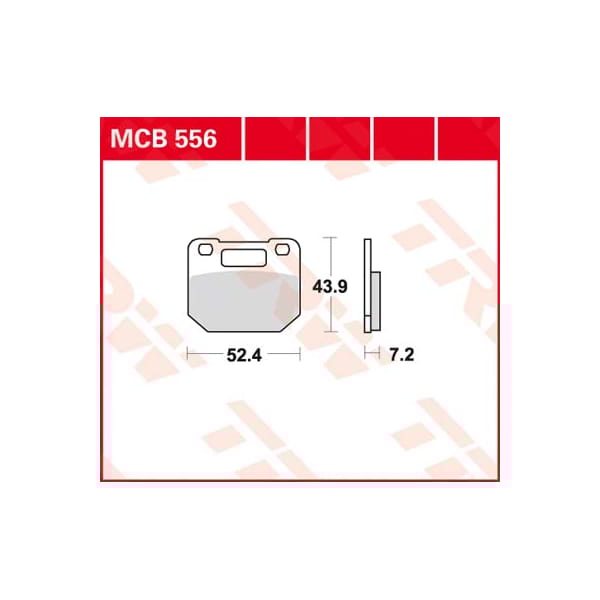 TRW Plaquettes de frein MCB556 Allround organique