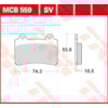 TRW Plaquettes de frein MCB559 Allround organique