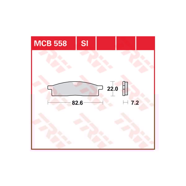 TRW Brake pads MCB558SI Sinter offroad